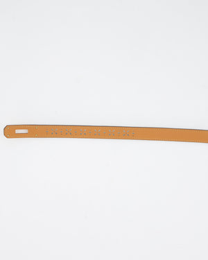 Hermès Kelly Garden Party Belt in Craie Epsom Leather with Rose Gold Hardware