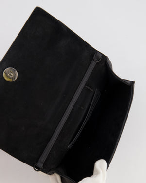 Christian Dior Small Diorama Bag in Ultra-Black Matte Leather with Matte Black Hardware