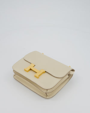 Hermès Constance III 18 Miroir Bag in Craie Epsom Leather with Gold Hardware
