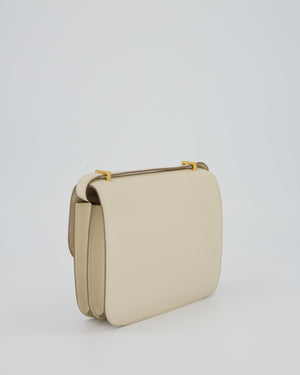 Hermès Constance III 18 Miroir Bag in Craie Epsom Leather with Gold Hardware