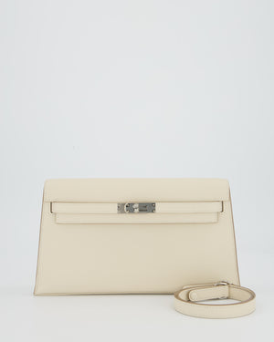 *HOT* Hermès Kelly Elan Bag in Craie Epsom Leather with Palladium Hardware