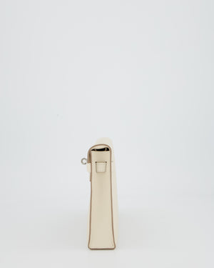 *HOT* Hermès Kelly Elan Bag in Craie Epsom Leather with Palladium Hardware