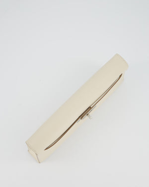 *HOT* Hermès Kelly Elan Bag in Craie Epsom Leather with Palladium Hardware