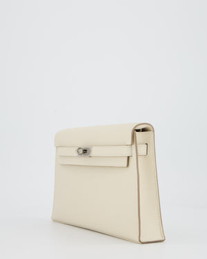 *HOT* Hermès Kelly Elan Bag in Craie Epsom Leather with Palladium Hardware