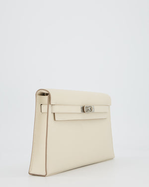 *HOT* Hermès Kelly Elan Bag in Craie Epsom Leather with Palladium Hardware