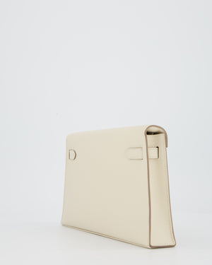 *HOT* Hermès Kelly Elan Bag in Craie Epsom Leather with Palladium Hardware
