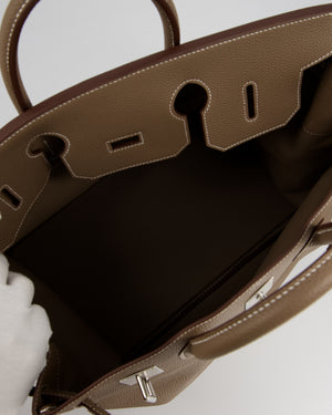 *RARE* Hermès HAC Bag 40 in Etoupe Togo Leather With Palladium Hardware