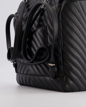 Chanel Black Quilted Lambskin Large Urban Spirit Backpack with Silver Hardware