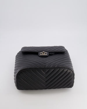 Chanel Black Quilted Lambskin Large Urban Spirit Backpack with Silver Hardware