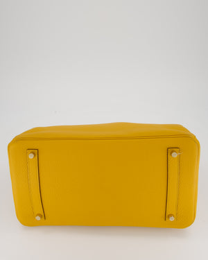 Hermès Birkin Retourne 35 Bag in Jaune Ambre Togo Leather with Gold Hardware