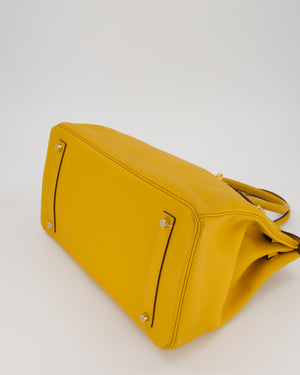 Hermès Birkin Retourne 35 Bag in Jaune Ambre Togo Leather with Gold Hardware
