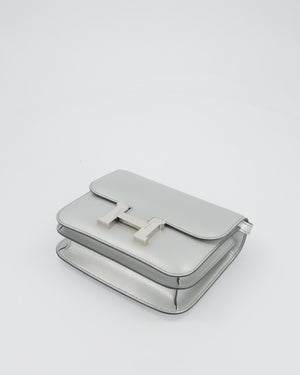 Hermès Constance III 18 Miroir Bag in Argent Chèvre Chamkila Leather in Palladium Hardware