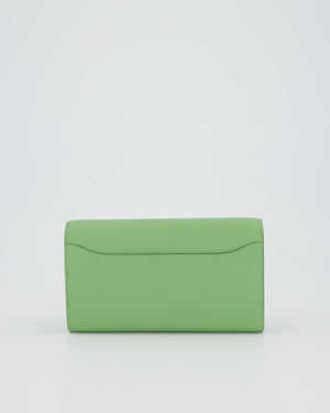 Hermès Constance To Go Bag in Green Vert Criquet Epsom Leather with Multi Colour Lizard Hardware