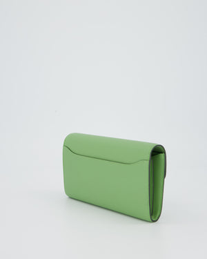 Hermès Constance To Go Bag in Green Vert Criquet Epsom Leather with Multi Colour Lizard Hardware