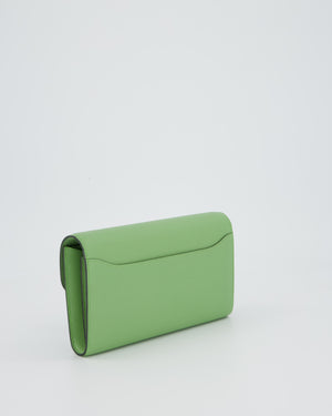 Hermès Constance To Go Bag in Green Vert Criquet Epsom Leather with Multi Colour Lizard Hardware