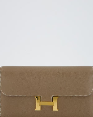 Hermès Constance To Go Bag in Etoupe Epsom Leather with Gold Hardware