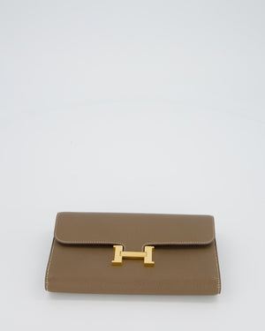 Hermès Constance To Go Bag in Etoupe Epsom Leather with Gold Hardware