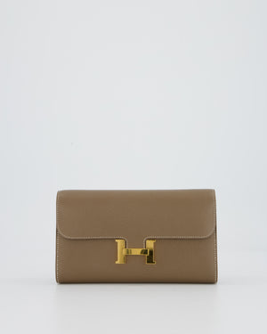 Hermès Constance To Go Bag in Etoupe Epsom Leather with Gold Hardware