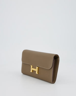 Hermès Constance To Go Bag in Etoupe Epsom Leather with Gold Hardware