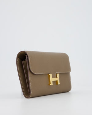 Hermès Constance To Go Bag in Etoupe Epsom Leather with Gold Hardware