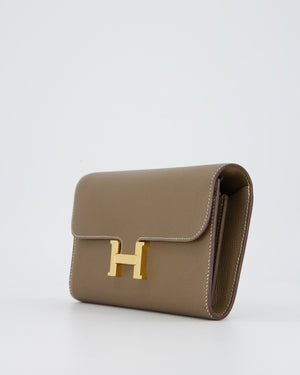 Hermès Constance To Go Bag in Etoupe Epsom Leather with Gold Hardware