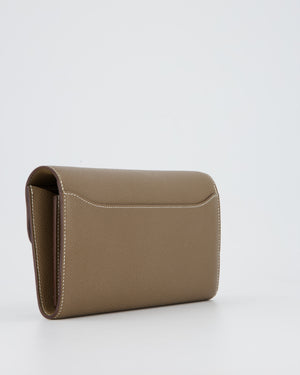 Hermès Constance To Go Bag in Etoupe Epsom Leather with Gold Hardware