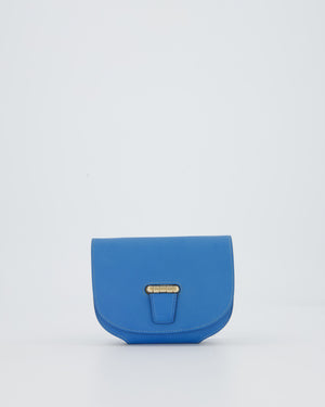 Hermès Mini Convoyeur Bag with strap in Blue Agate Swift Leather with Gold Hardware