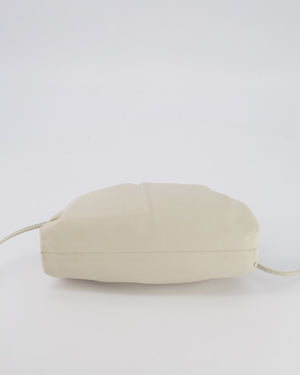 Bottega Veneta Mini Pouch Bag in Off White Calfskin Leather