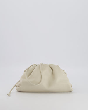 Bottega Veneta Mini Pouch Bag in Off White Calfskin Leather