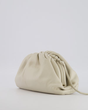 Bottega Veneta Mini Pouch Bag in Off White Calfskin Leather