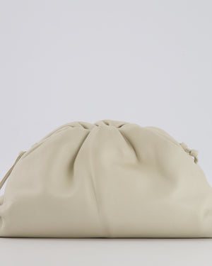 Bottega Veneta Mini Pouch Bag in Off White Calfskin Leather