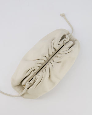 Bottega Veneta Mini Pouch Bag in Off White Calfskin Leather