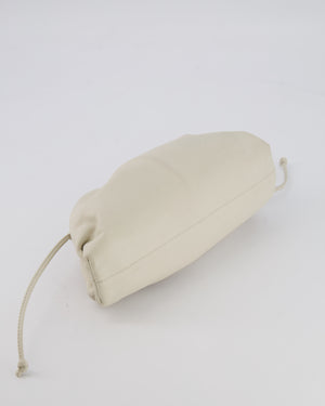 Bottega Veneta Mini Pouch Bag in Off White Calfskin Leather