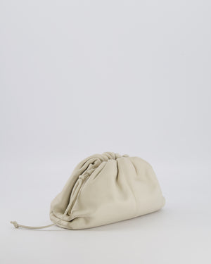 Bottega Veneta Mini Pouch Bag in Off White Calfskin Leather