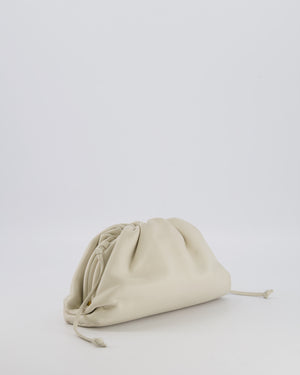 Bottega Veneta Mini Pouch Bag in Off White Calfskin Leather