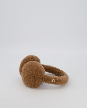Loro Piana Brown Camel Hair and Silk Ear Muffs in Brown Size M RRP £560