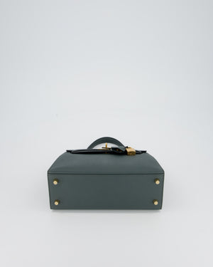 Hermès Kelly 25 Sellier in Vert Amande Epsom Leather with Gold Hardware