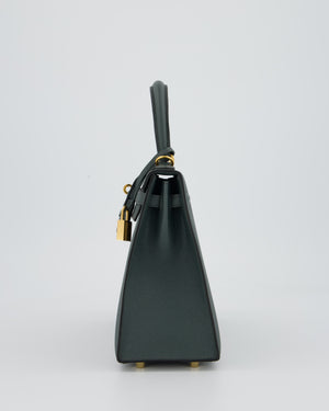 Hermès Kelly 25 Sellier in Vert Amande Epsom Leather with Gold Hardware