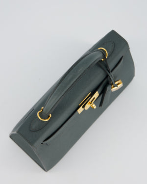 Hermès Kelly 25 Sellier in Vert Amande Epsom Leather with Gold Hardware
