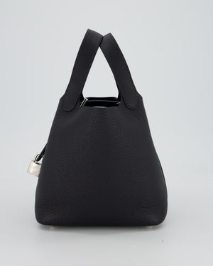 Hermès Picotin Lock 18 Bag in Caban Clemence Leather with Palladium Hardware