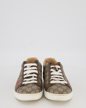Gucci Brown 'Boutique' GG Supreme Canvas Trainers Size EU 36.5