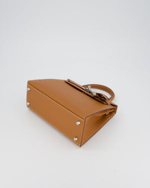 Hermès Kelly 25 Sellier Bag in Gold Epsom Leather with Palladium Hardware