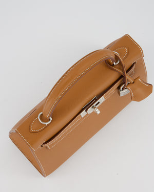 Hermès Kelly 25 Sellier Bag in Gold Epsom Leather with Palladium Hardware