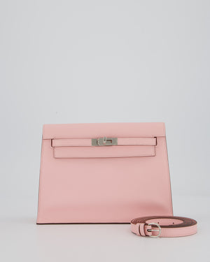 *RARE* Hermès Kelly Danse Bag in Rose Sakura Swift Leather with Palladium Hardware