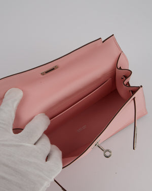 *RARE* Hermès Kelly Danse Bag in Rose Sakura Swift Leather with Palladium Hardware