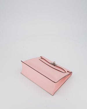 *RARE* Hermès Kelly Danse Bag in Rose Sakura Swift Leather with Palladium Hardware