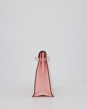 *RARE* Hermès Kelly Danse Bag in Rose Sakura Swift Leather with Palladium Hardware