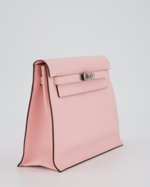 *RARE* Hermès Kelly Danse Bag in Rose Sakura Swift Leather with Palladium Hardware