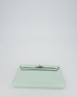 *HOT* Hermès Kelly Elan Bag in Vert Peppermint Epsom Leather with Palladium Hardware