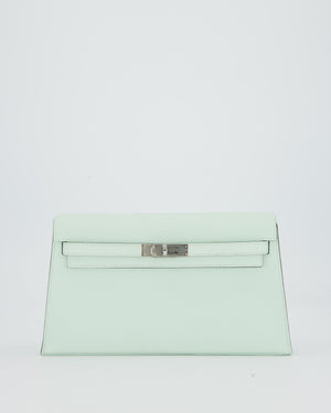 *HOT* Hermès Kelly Elan Bag in Vert Peppermint Epsom Leather with Palladium Hardware